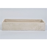 Concrete Bowl Rectangle 28x9x8cm