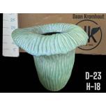 Vase Mushroom Mint Ø23 h18cm