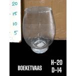 Vase Clear Ø14 h20cm