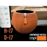 Ceramic Capi orange 17cm