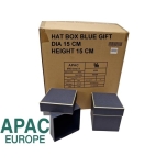 Gift Hat Box Square Blue (15x15x15cm) 1TK