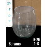 Vase Bolvaas Clear Ø17 h20cm