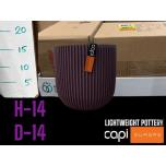 Cer Pot Capi Purple Ø14 h14cm