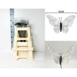 Stick Butterfly Liblikas Silver Ø10cm 50cm