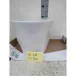 Cer Pot White Ø30 h28cm