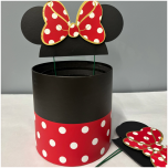 Box Mickey Mouse Red with Topper (no Lid) - Set of 3