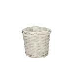 Basket Korv Chipwood Pot Valge d15 14cm