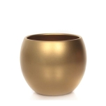 Cer Pot LISA140 Pearl Gold Ø12,5 h13,5cm
