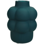 Vase Dolomite Petrol 12x11x16cm