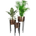 Planter Aluminium Copper L 75x38x38cm