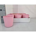 Cer Pot Pink Ø13 h12cm