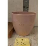 Cer Pot Powder Pink Ø25 h23cm