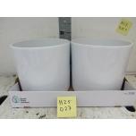 Cer Pot White d27 h25