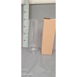 Vase Tall Glass Cylinder Clear Ø12 h40cm
