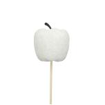 Stick Apple Õun White+Glitter Ø6cm 50cm