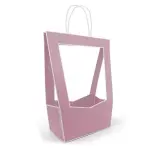 Bag Medaillon Violet - M - (14x23x38cm) 1TK