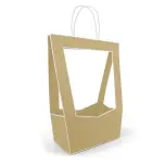 Bag Medaillon Naturel - M - (14x23x38cm) 1TK