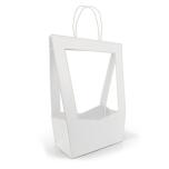 Bag Medaillon White - L - (16x30x50cm) 1TK