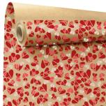 Kraft Print Paber Memories Red/Natural 0,79x40m