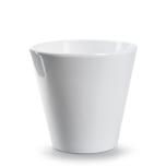 Cer Pot Conical White Ø18 h17,5cm